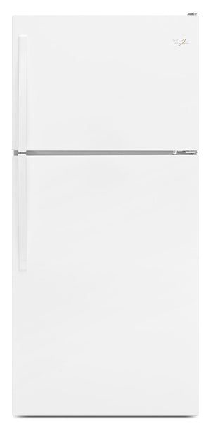Whirlpool Réfrigérateur 18,25 pi³ de 30 po avec congélateur en haut blanc - WRT148FZDW