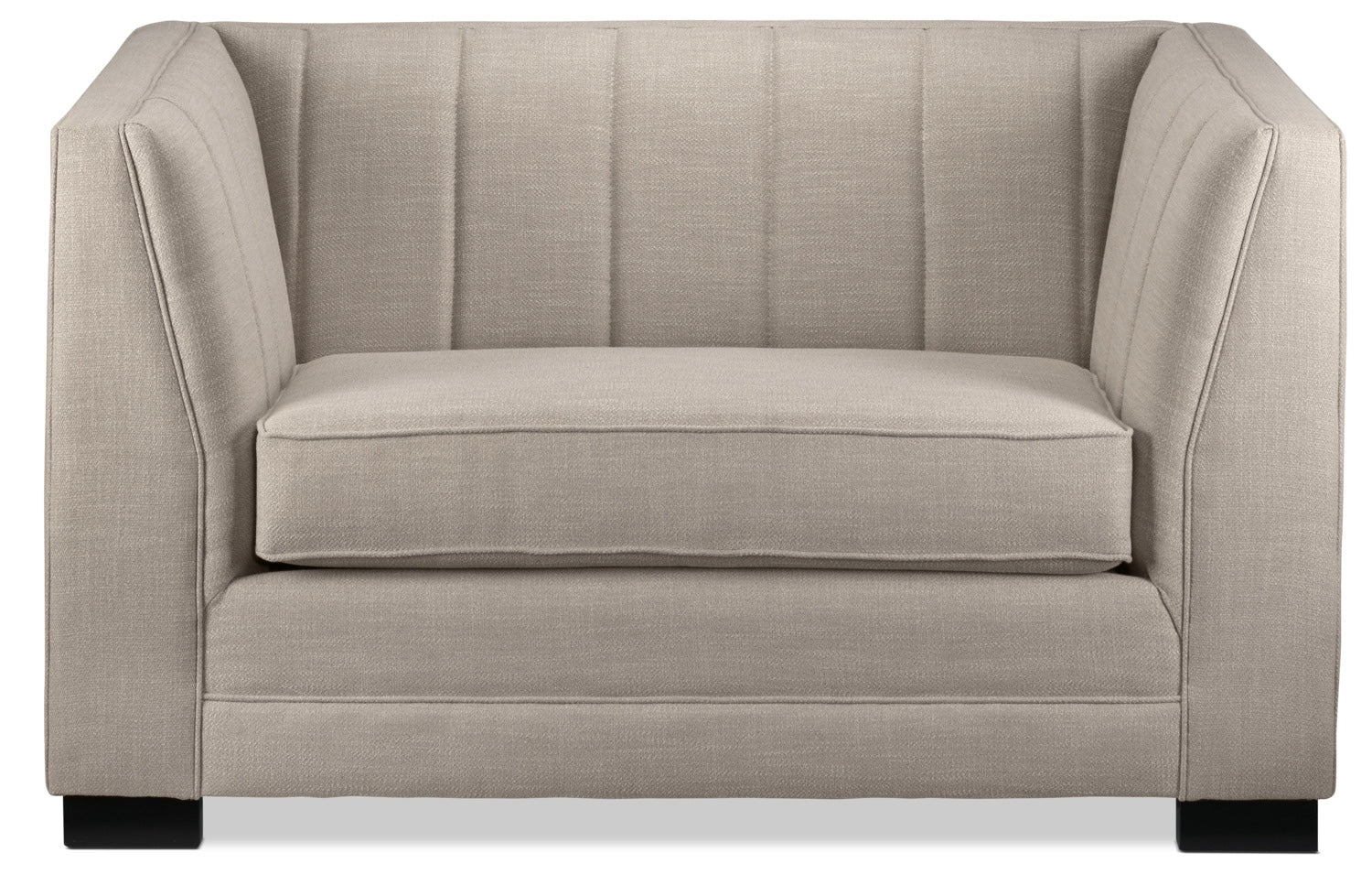 Mika Chair and a Half - Taupe