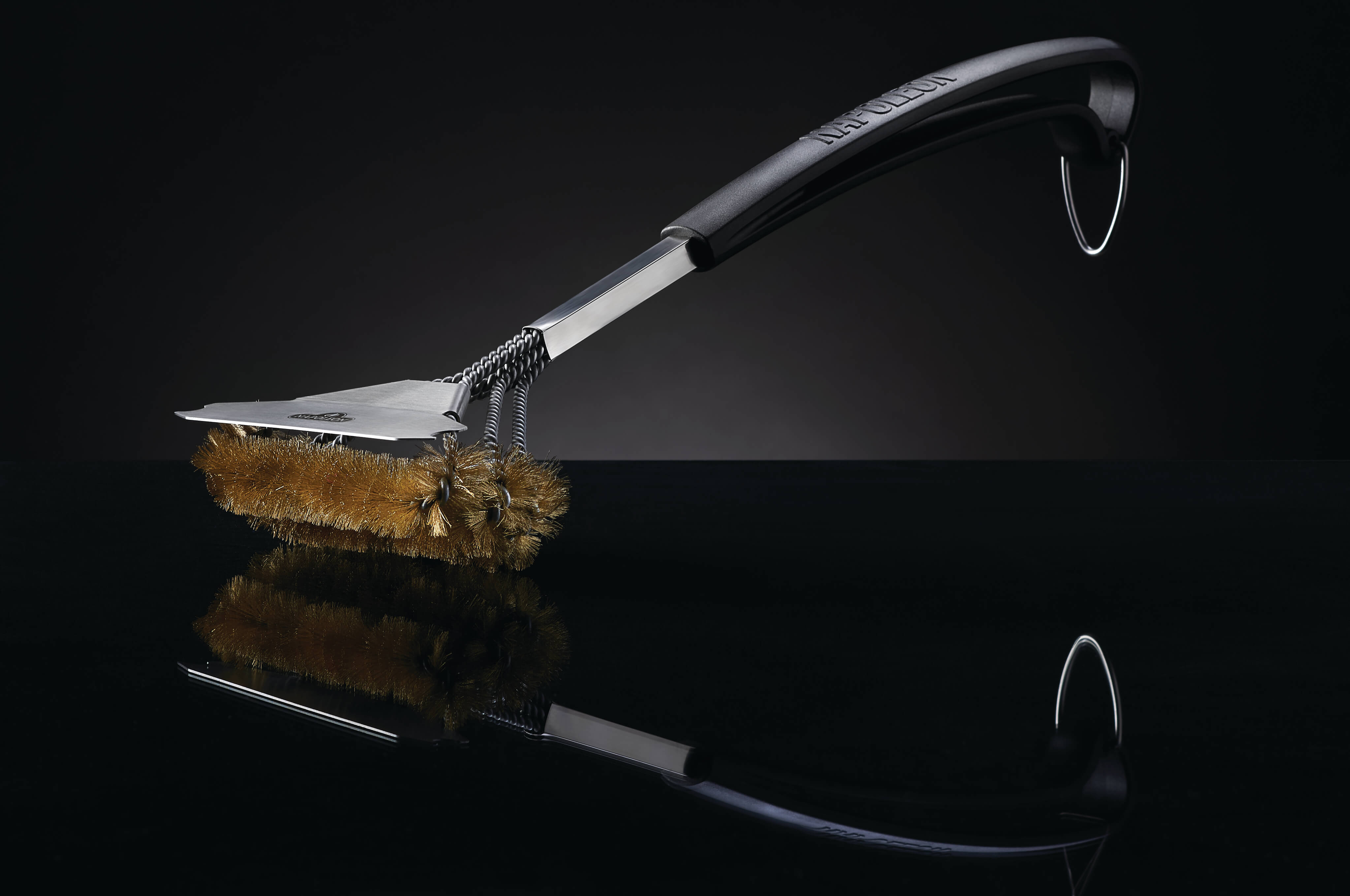 Napoleon Triple-Row Grill Brush with Brass Bristles - 62058