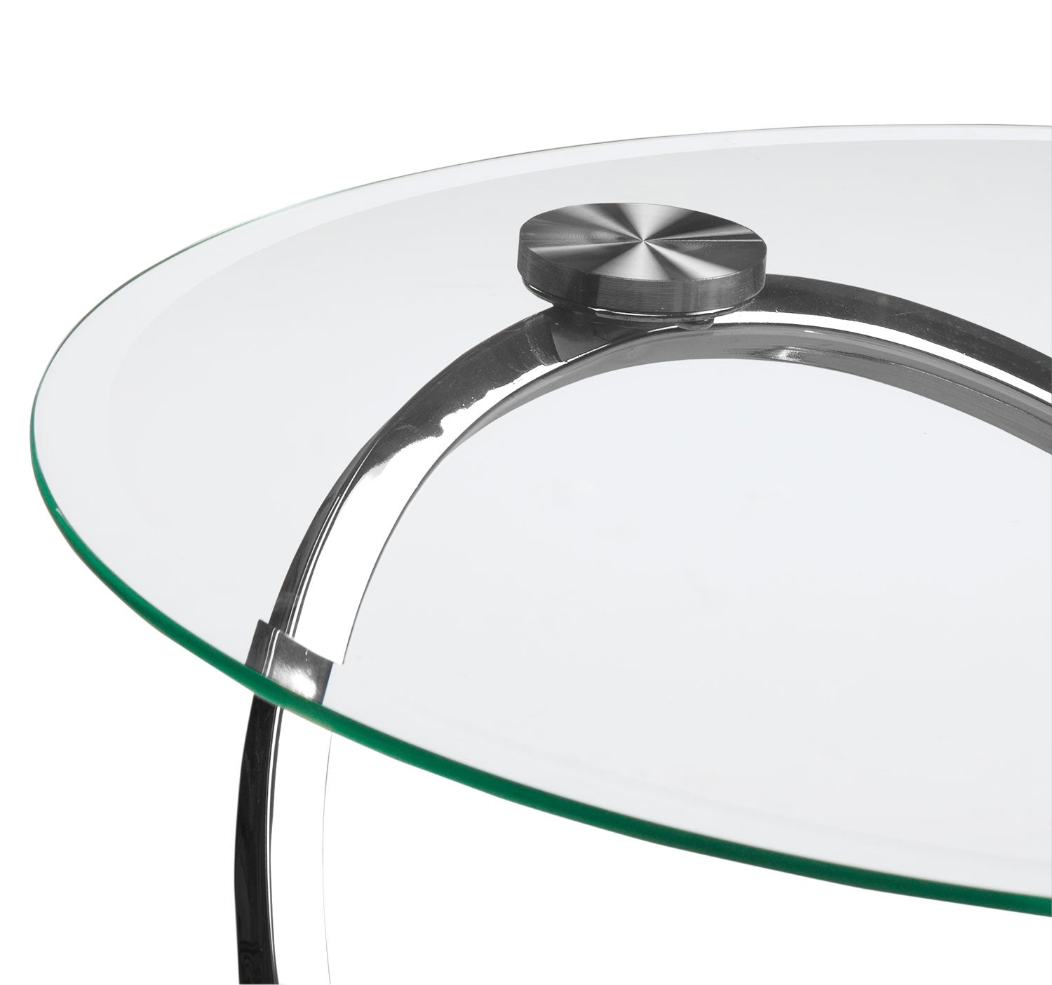 Axis 26" End Table - Chrome