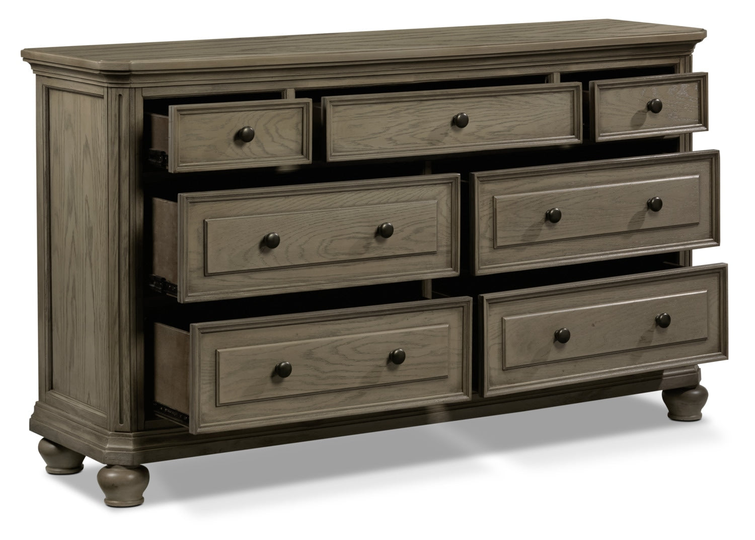 Antigo Dresser - Wire-Brushed Grey