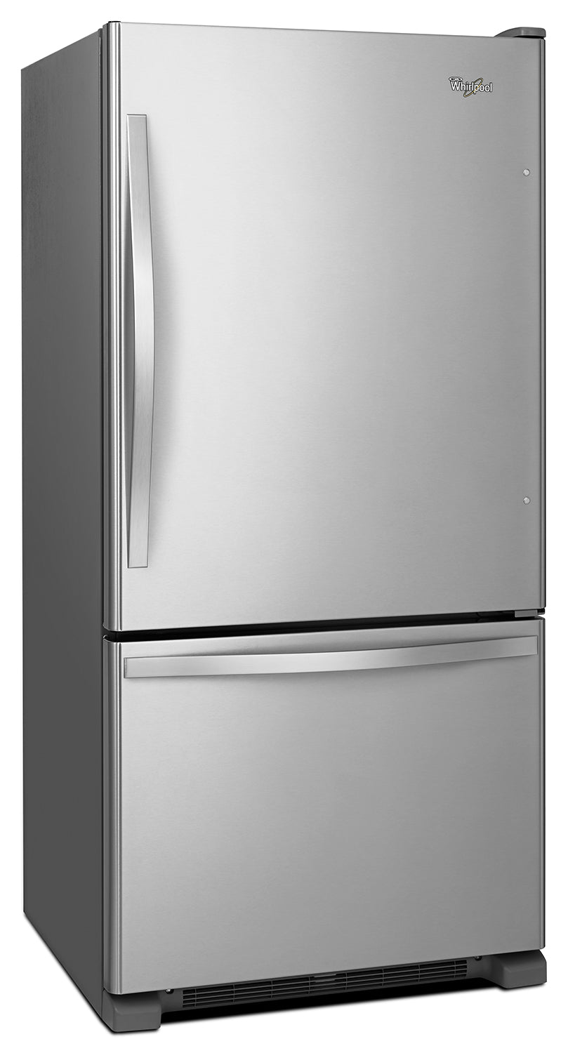 Whirlpool Stainless Steel Bottom-Freezer Refrigerator (22.1 Cu. Ft.) - WRB322DMBM