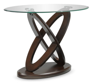 Atomic Table console 48 po - brun cerisier