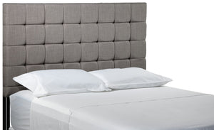 Galvin Tête de lit simple avec pattes réglables - beige foncé