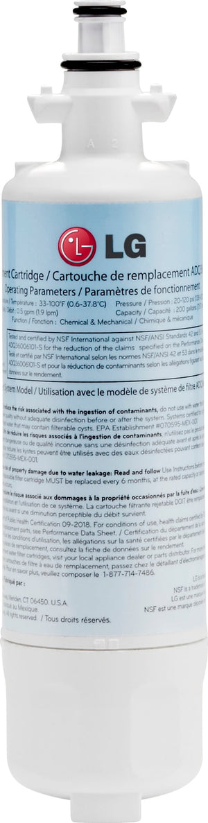 LG Filtre à eau LT700P