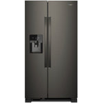 Whirlpool 33.13" 21 Cu. Ft. Black Stainless Steel Side-by-Side Refrigerator - WRS321SDHV