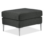 Orly Ottoman - Raven