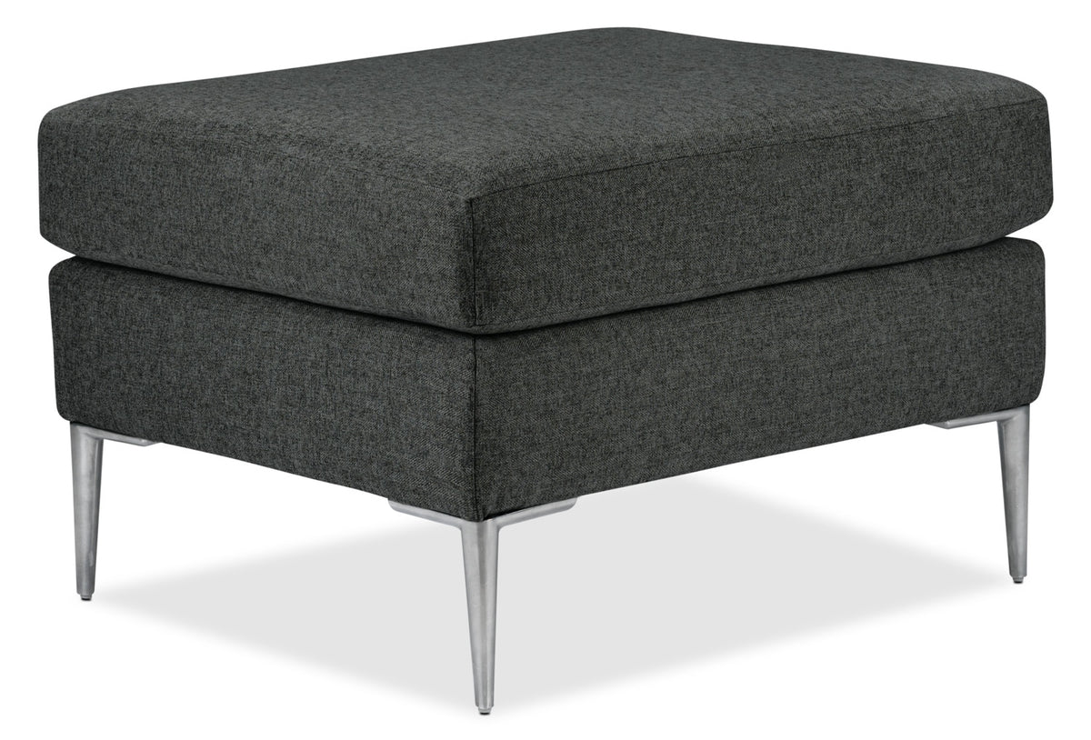Orly Ottoman - Raven