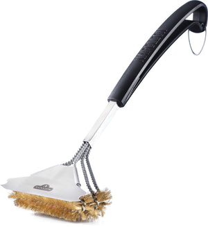 Napoleon Brosse à gril à trois rangées avec filaments en laiton - 62058