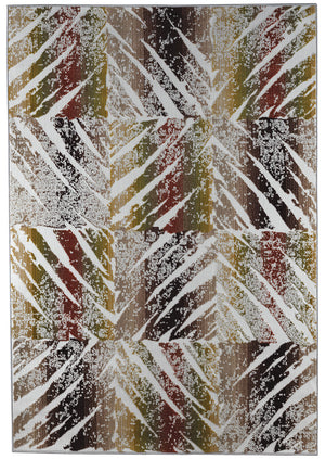 Congo Tapis (5 pi X 8 pi) - multicolore