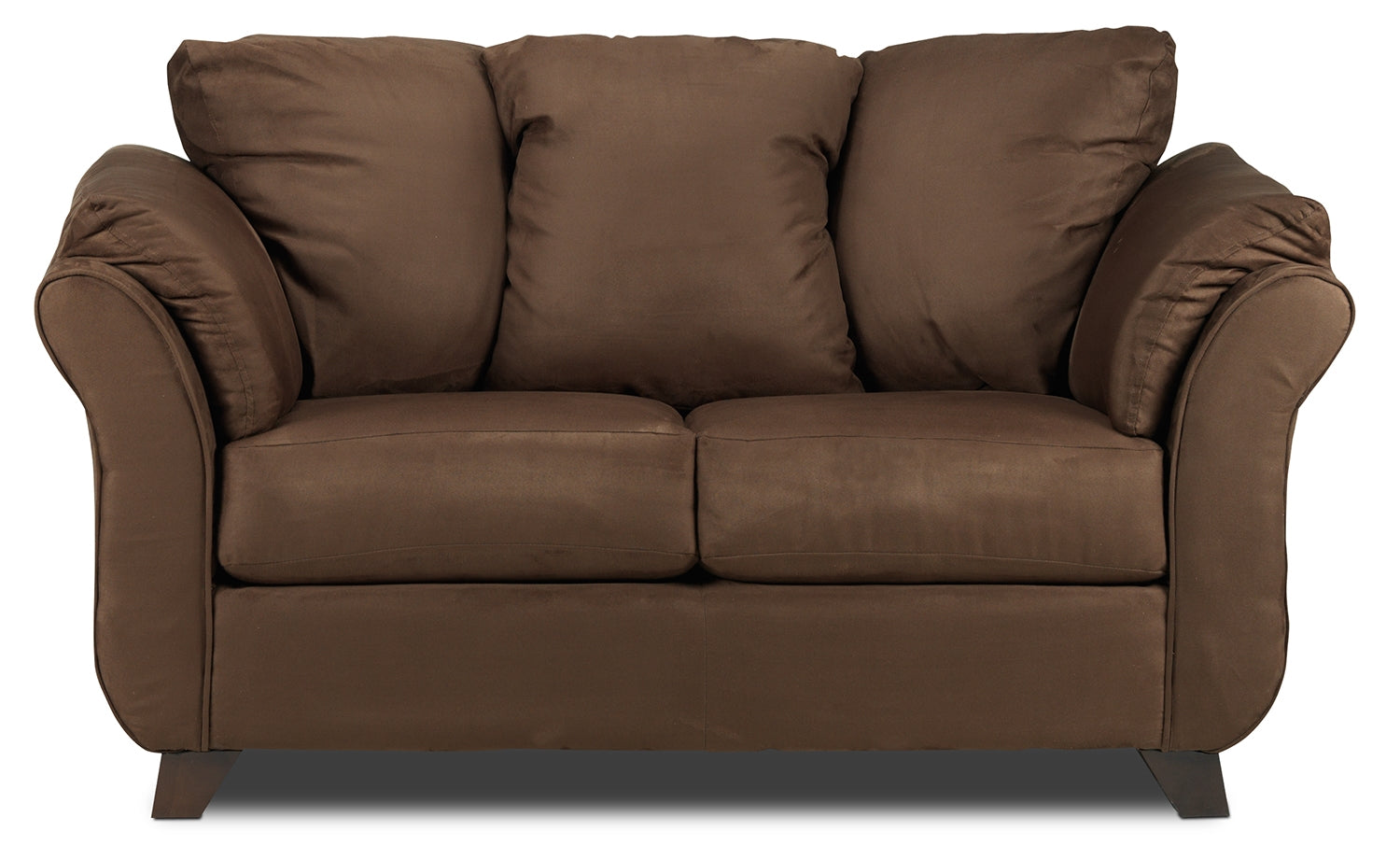 Collier Sofa and Loveseat Set - Chocolate