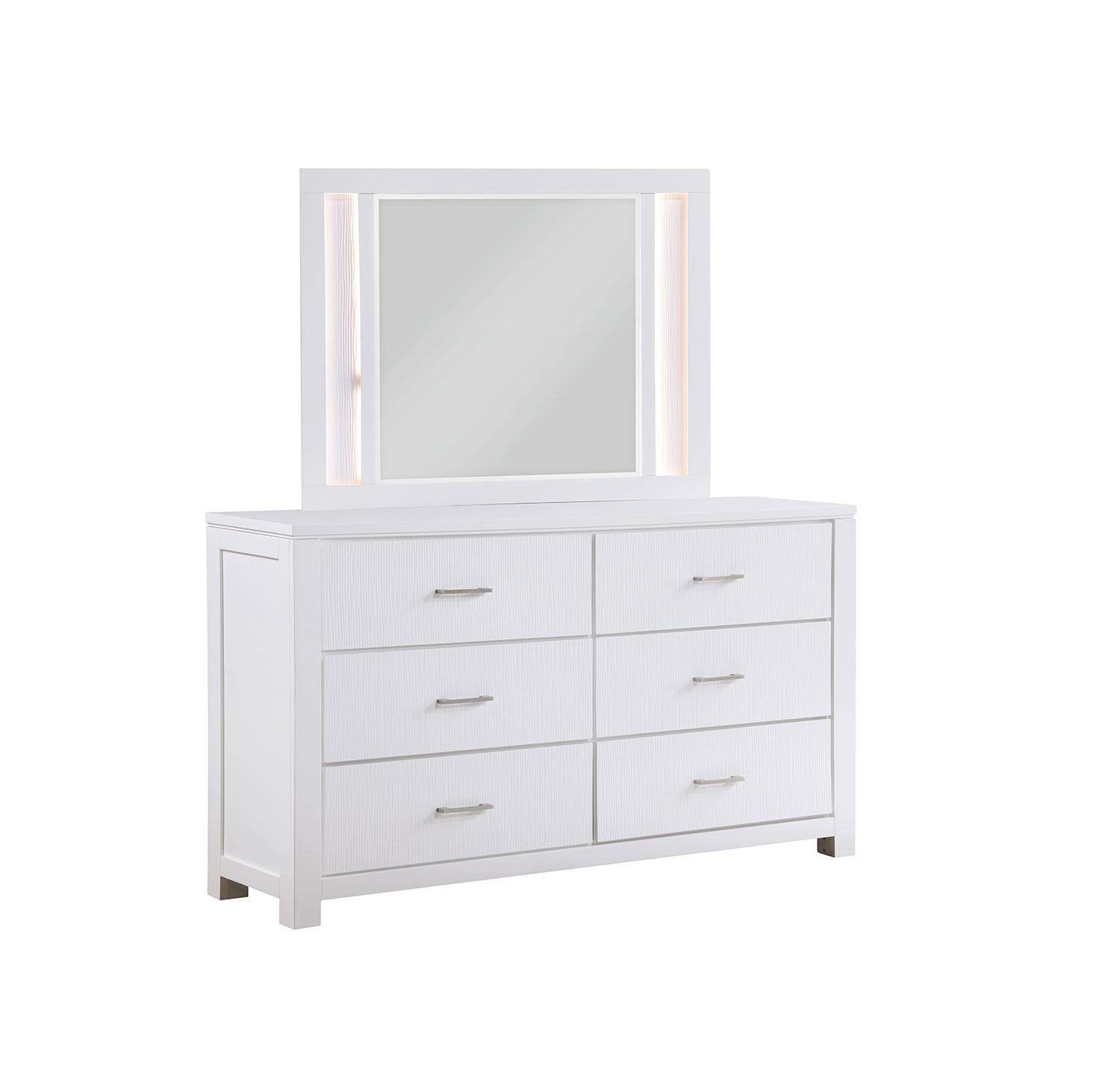 Paris 6-Drawer Dresser - White