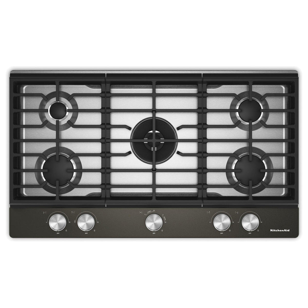 KitchenAid Black Ore Gas Cooktop - KCGK536SBE