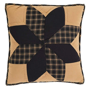 Hyrum 16 x 16 Pillow - Black/Tan
