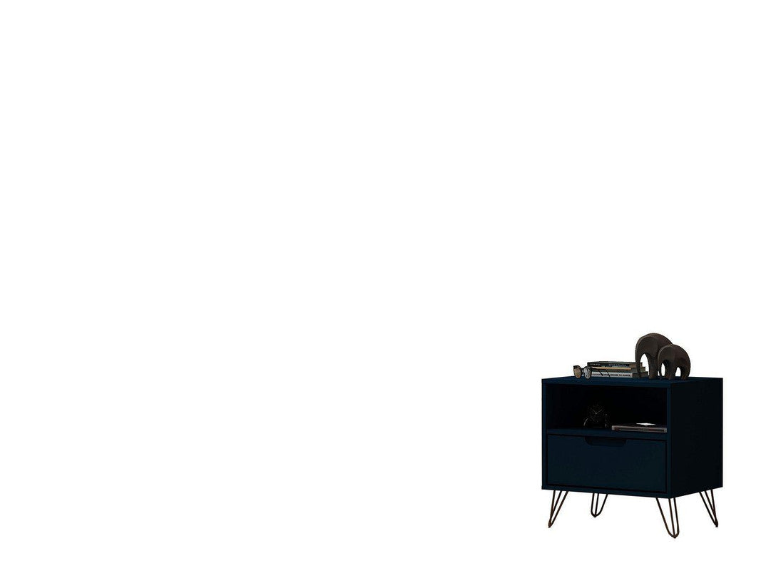 Nuuk I Night Table - Midnight Blue