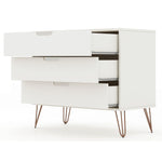 Nuuk 3-Drawer Dresser - White
