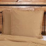 Athol Euro Ruffled Sham - Natural