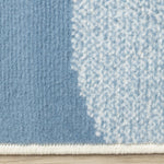 Kids Baby Penguin Area Rug - 5' X 8' - Grey/Blue