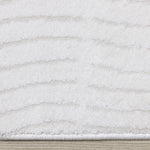 Hillary Modern Swirls Area Rug - 5' X 8' - Cream