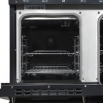 Forno Antico 48" Black Freestanding Dual Fuel Double Oven Range (5.5 Cu. Ft.) - FFSGS6113-48BLK