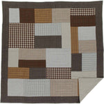 Calais Queen Quilt - Chocolate/Multi