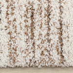 Marquee Soft Contemporary Area Rug - 8' X 11' - Cream/Rust