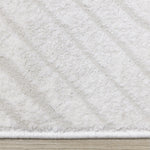 Hillary Modern Lines Area Rug - 5' X 8' - Cream