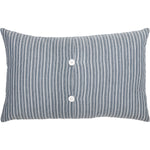 Kiraly Utca Farmhouse Pillow - 14x22 - Blue