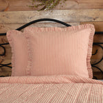 Kiraly Utca II Euro Sham - Red