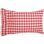 Kuna Standard Pillow Case - Red/White - Set of 2