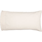 Athol King Ruffled Pillow Case - White - Set of 2
