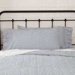 Kiraly Utca King Pillow Case Set of 2 - 21x40 - Blue
