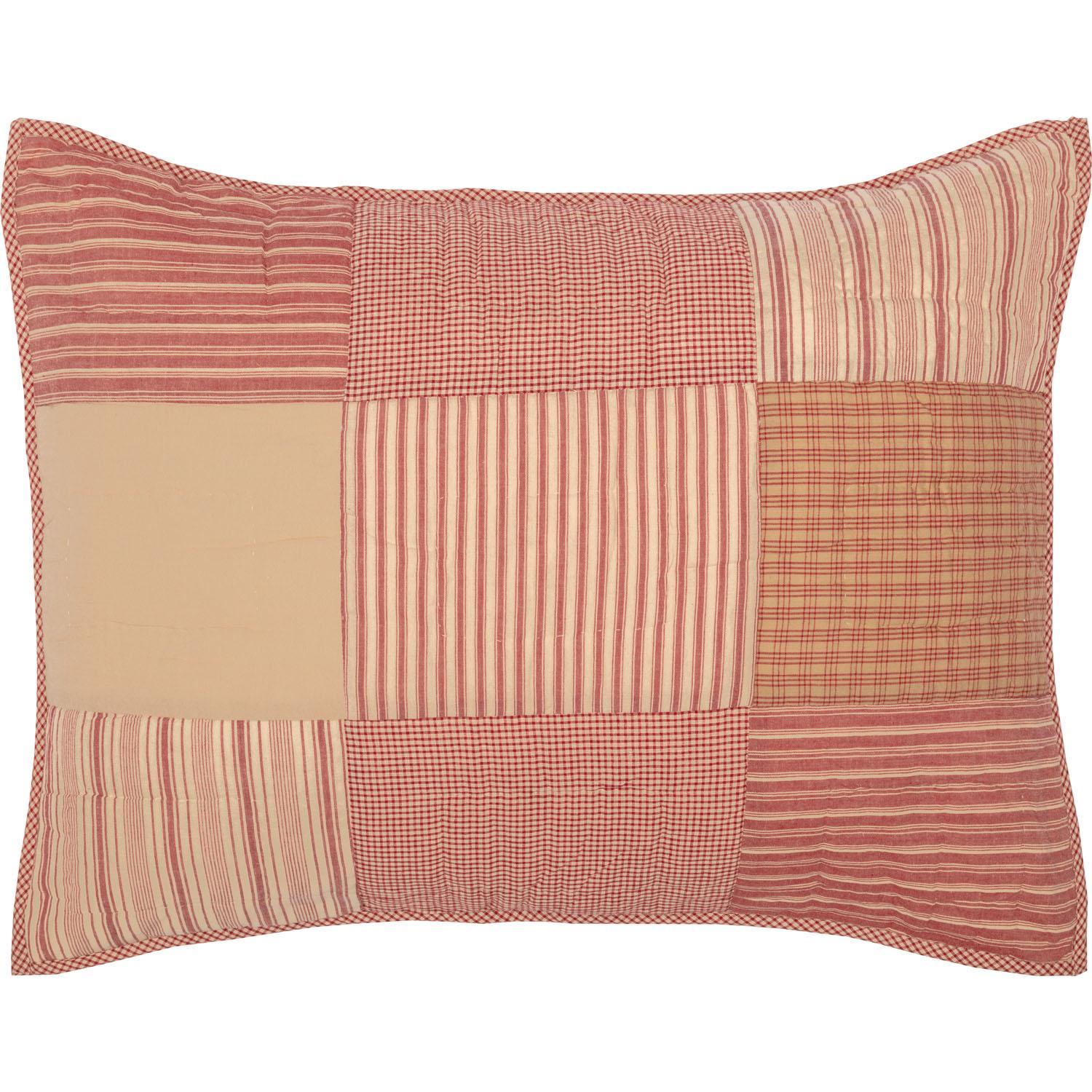 Kiraly Utca I Standard Sham - Red