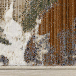 Sterling Contemporary Floral Area Rug - 8' X 11' - Cream/Green/Rust