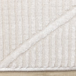 Logan Modern Lines Area Rug - 5' X 8' - Cream
