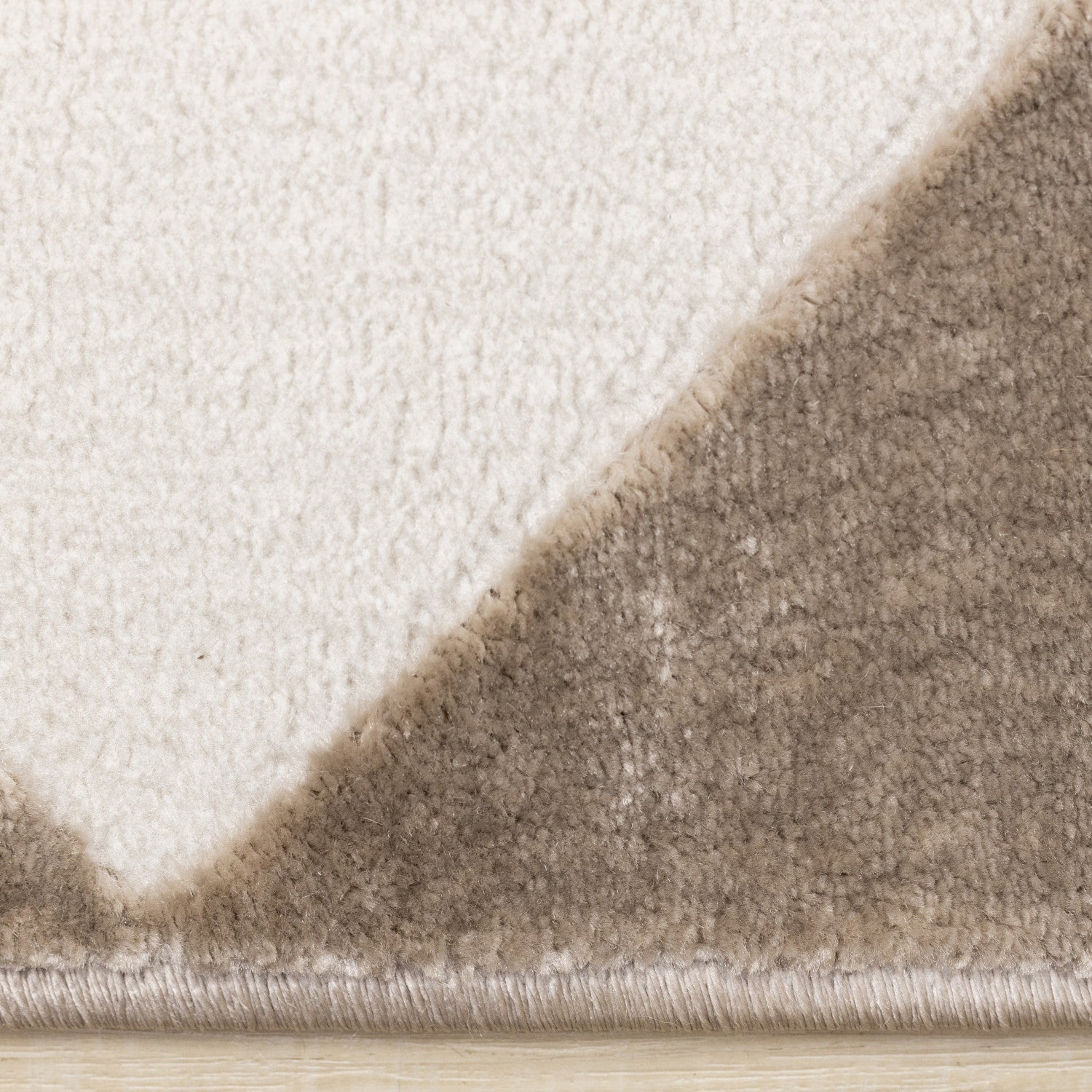 Logan Modern Diamonds Area Rug - 8' X 11' - Brown/Cream