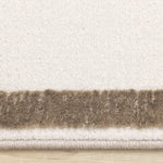 Logan Modern Area Rug - 8' X 11' - Brown/Cream