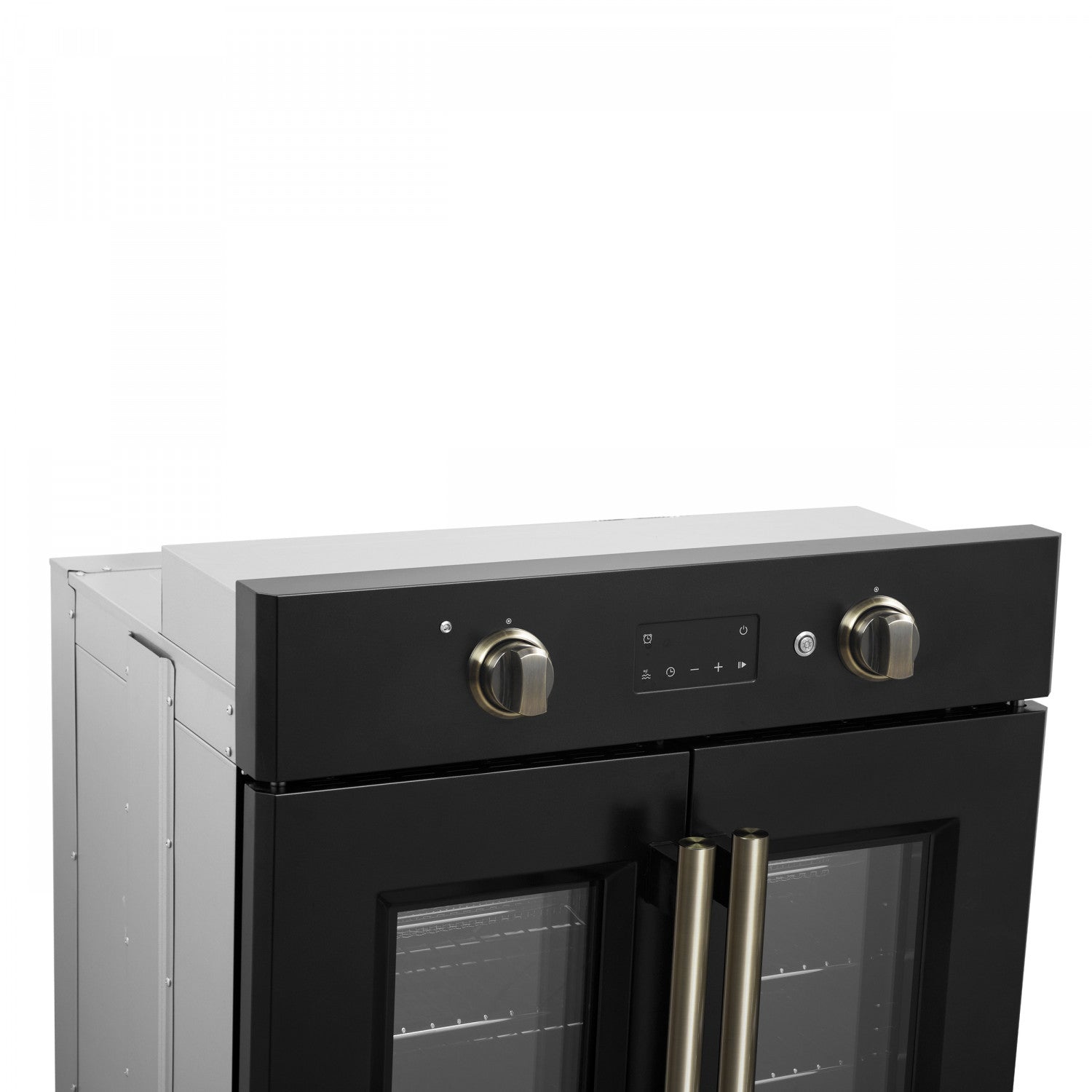 Forno Asti Black 30" Electric Wall Oven with True Convection and Air Fry (3.68 Cu. Ft.) - FBOEL1333-30BLK