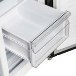 Forno Salerno 15.6 Cu.Ft. 33" Black Freestanding Side-by-side Refrigerator - FFRBI1805-33BLK