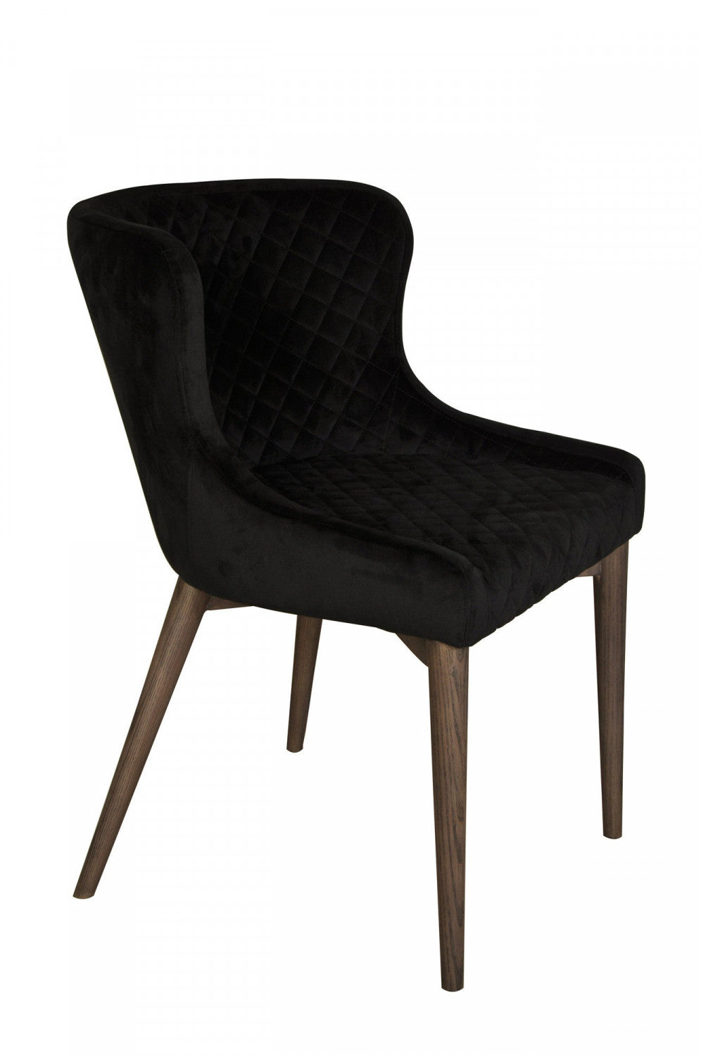 Lunvik Dining Chair - Black Velvet - Set of Two