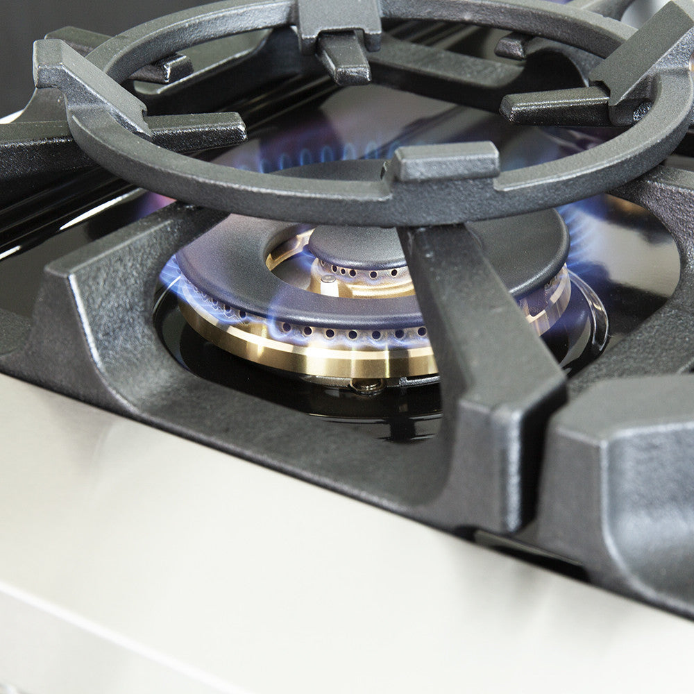 Forno Capriasca 48" Stainless Steel Freestanding Double Oven Gas Range (6.58 Cu. Ft.) - FFSGS6260-48