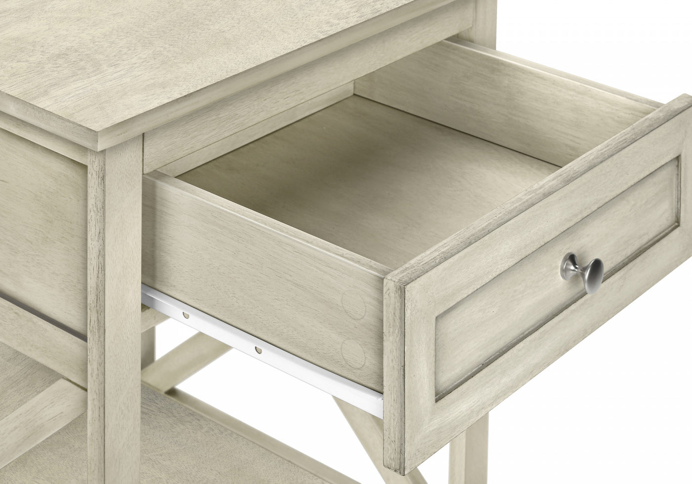 Deanne Side Table - White