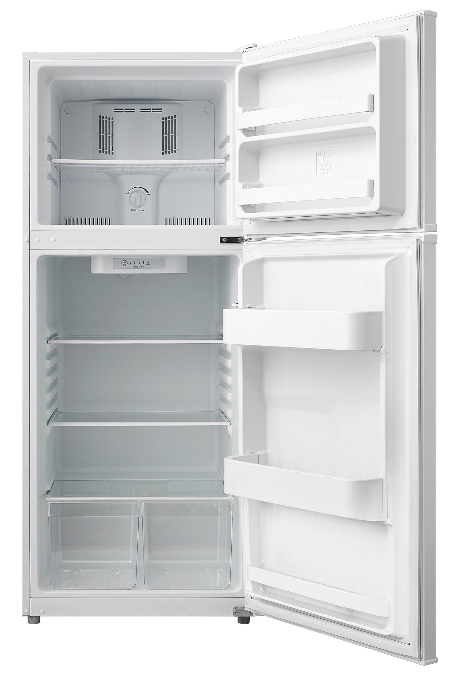 L2 24" 11.5 Cu. Ft. White Top-Freezer Refrigerator - LRT12B2AWW