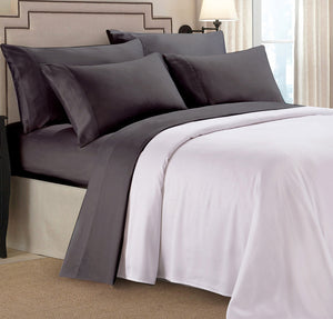 Amasya Queen Sheet Set - Charcoal