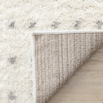 Palmer Casual Contemporary Speckled Area Rug - 8' X 11' - White/Grey