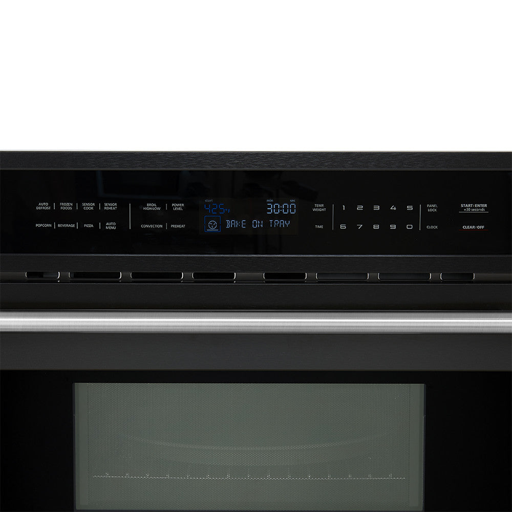 Forno Oliena Black 30" Built-In Microwave Convection Oven (1.6 Cu. Ft.) - FMWDR3093-30BLK