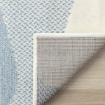 Kids Baby Penguin Area Rug - 5' X 8' - Grey/Blue