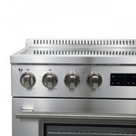 Forno Torino Stainless Steel 36" True Convection Induction Range with Air Fry and Air Sous Vide (5.36 Cu. Ft.) - FFSIN0936-36