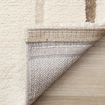 Sasha Soft Modern Lines Area Rug - 5' X 8' - Cream