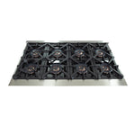 Forno Capriasca 48" Stainless Steel Freestanding Double Oven Gas Range (6.58 Cu. Ft.) - FFSGS6260-48